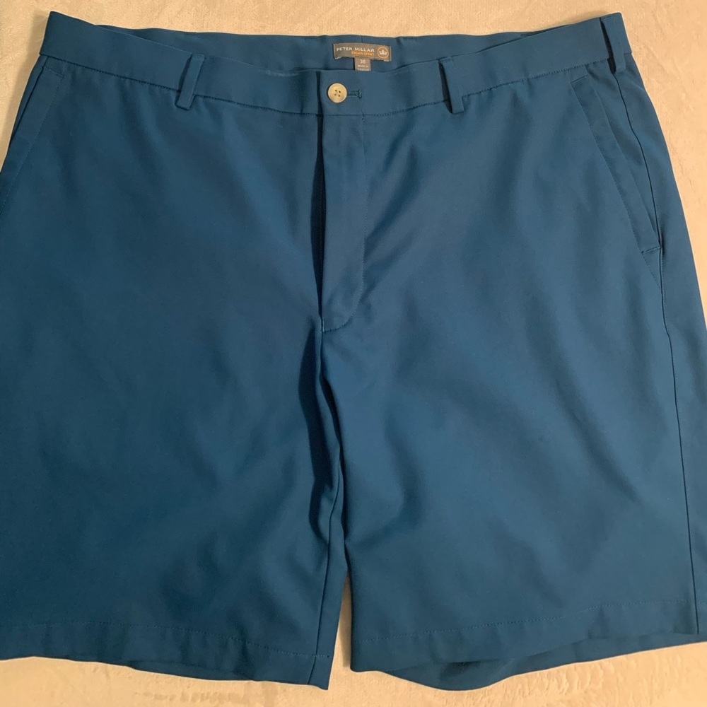 Peter Millar 38” Crown Sport Flat Front Shorts